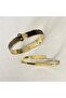 Double Gold Steel Handcuffs