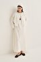 Women's Organic Cotton Sleeveless Dress Suit Ecru - 4