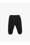 Basic Jogger Sweatpants with Cotton Lace-Up Waist