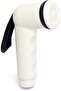 -Loasi Shattaf Complete Set – White Handheld Bidet Spray with Hose & Wall Bracket