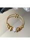 Stoned Bulk Double Steel Bracelet - 4