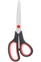 Scissors 8 in (20 cm), 1 scissors/pack | Stainless Steel Blades | Red and Grey color | Ergon - 4
