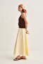 Women's Organic Cotton Flared Skirt Butter - 3