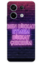 Xiaomi Poco M6 Pro Case Hd Pattern Printed Back Cover - Attention I'M