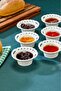 Set of 6 White Porcelain Jam Bowls 7.7X7.7 cm - 3