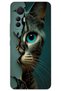 Xiaomi Mi 12 Lite Case Hd Pattern Printed Back Cover - Blue Cat