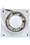 Bathroom Exhaust Fan, 16 CM Square, White, Wall-Mounted - 8