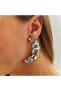 Croissant Steel Earrings - 2