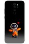 غطاء خلفي مطبوع بنمط HD لهاتف Xiaomi Redmi Note 8 Pro - قلب رائد الفضاء