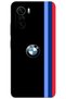 Xiaomi Poco F3 Case Hd Pattern Printed Back Cover - Black Three Stripes
