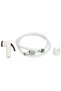 -Loasi Shattaf Complete Set – White Handheld Bidet Spray with Hose & Wall Bracket - 2