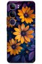 Vivo V40 Lite Case Hd Pattern Printed Back Cover - Yellow Flower