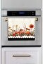Watercolor Autumn Pumpkin Themed Laser Cut Oven Cover 43X55Cm