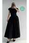 Pinterest Midi Dress Poplin Fabric Gathered Waist Design