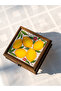 Handmade Tiled Jewelry Gem Treat Box Wooden