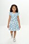 Girl's Floral Printed Dress