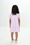 Girl's Bow Printed Dress - 3