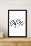 طاولة MDF بتصميم بإطار مكتوب عليه It's Coffee o clock