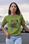 Rock and Roll Printed / Women's Multicolor T-Shirt 100% Cotton Regular Fit Comfortable Fit