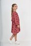 Girl's Polka Dot Detailed Dress - 4