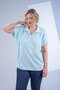 1112064 Women's Plus Size Button Detailed Blouse Green - 2