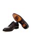 Brown Lace-Up Genuine Leather Men's Shoes - 3