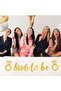 Gold Bride to Be Calligraphy Banner – Glittering Lettering Banner for Bachelorette Party - 2