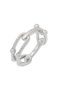 Silver Ring with Round Elements 12