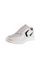 Men's Front Face Perforated Genuine Leather Sneakers Shoes 25Wm0323 - 3