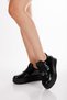 Black Patent Leather 4 cm Heeled Women's Shoes – Wide Fit, Maximum Comfort - 6