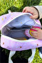 Lilac Flower Pattern Kindergarten Nursery Daily Use Children's Backpack Baby Bag - 2