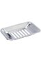 Stainless Steel Soap Dish Holder, Wall-Mounted, Chrome Finish - 2