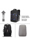 Quest 45L Laptop Overnighter Backpack|Raincover| For Men & Women |Boys & Girls (Black) - 7