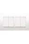 KB34 Vivace White - 1-way plate switch 4 gang - 16AX - white - 2