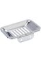 Stainless Steel Soap Dish Holder, Wall-Mounted, Chrome Finish - 6