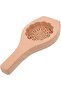 Wooden Moon Cake Mould – Floral Design, 22cm