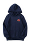 Unisex Oversize Hooded Winter Watermelon Lip Printed Hooded Sweatshirt - Navy Blue