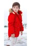 Boy's Waterproof Machine Washable Canvas Fabric Thick Winter Coat - 6