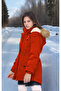 Waterproof Coat with Fur Inside, Hood and Zipper - Non-Deformable Winter Coat - Machine Washable