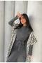 Leopard Pattern Poncho Set - 6