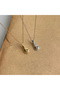 Stainless Steel Zircon Stone Hand Figured Necklace - 3