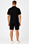 Bürümcük Crinkle Fabric Summer Lycra Men's Shirt Shorts Set - 3