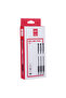 Gel Pen #Bullet tip: 0.5mm #BLACK, Smooth writing with Grip for comfort writing 12 Pcs
