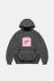 Girl Gang Oversize Unisex Washable Black Hoodie