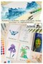 24 Colors Tablet Watercolor and A4 Ring Binder Watercolor Block Paper A4 210Gr 20 Sheets Fine Textured Stone Watercolor - 3
