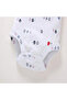 MiniMe Three-Piece Rompers Set for Babies | 18–24 Months | Red & Blue | Cotton - 5