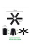 Portable Folding Plastic Teapot Pot Trivet - 3