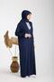 ONE-PIECE WOMEN'S PRAYER DRESS WITH HEADSCARF AND LACE - 8