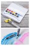 36 Colors Tablet Watercolor and A4 Ring Binder Watercolor Block Paper A4 210Gr 20 Sheets Fine Textured Stone Watercolor - 4