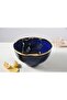 Beth & Lily – Sunset Blue & Gold Ceramic Extra Large Serving Bowl | Statement Centrepiece | UAE GCC Gift - 5